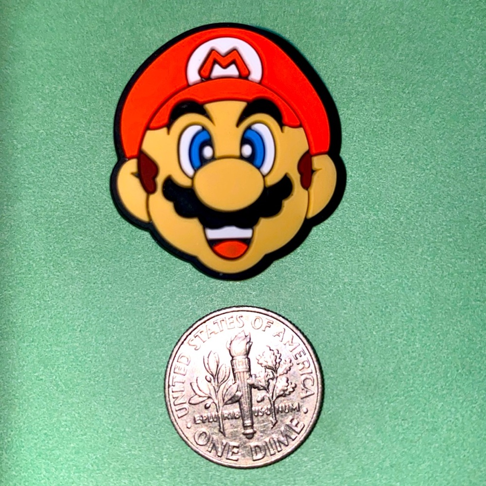(10 for $15) Super Mario Bros Nintendo Crocs Shoe Charms